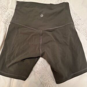 Align Shorts 6" Grey Sage - Size 4